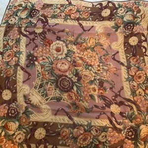 Two Authentic Ralph Lauren Silk Scarves
